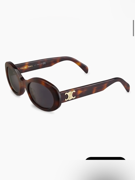 Celine Accessories - Celine Havana Tortoiseshell Round Sunglasses - B